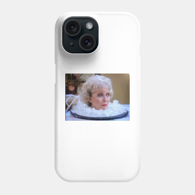 Betty White on Ice! Phone Case by PoeticRituals