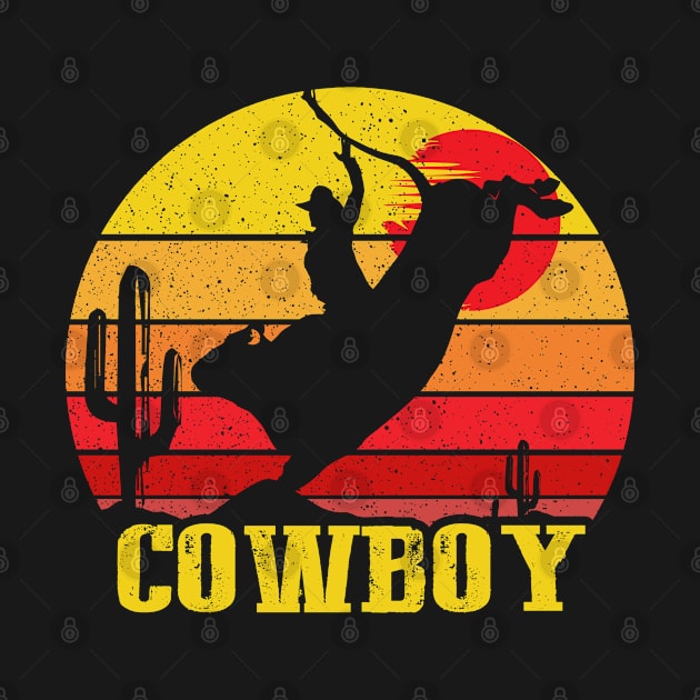 Cowboy Rodeo Western Cowboys Bull Riding by DARSHIRTS