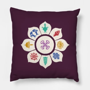 8 Auspicious Symbols Pillow