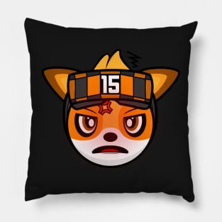 Angry Gamer Fox Strattzr Pillow