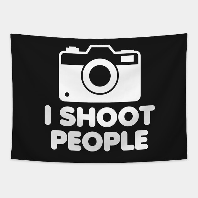 I Shoot People Tapestry by DetourShirts