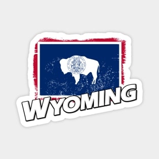 Wyoming flag Magnet