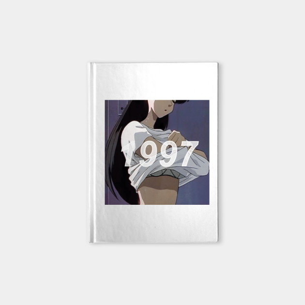 90's Anime Icon - Anime Aesthetic - Notebook | TeePublic