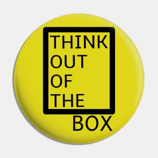 Think out of the box Pin