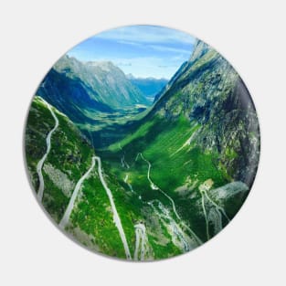 Mountain in Norway Pin