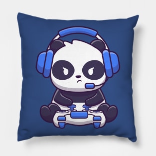 Cute panda gaming Pillow
