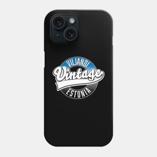 estonia Viljandi vintage logo Phone Case