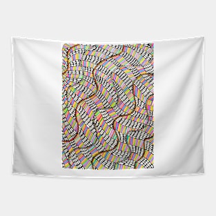 Handmade colorful doodle pattern drawing Tapestry