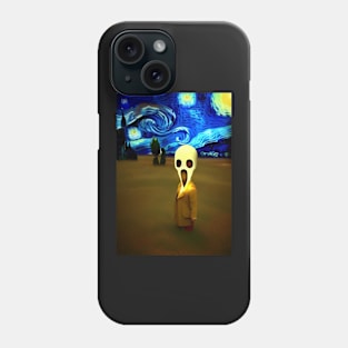 SCREAMING SKULL GHOST ON HALLOWEEN Phone Case