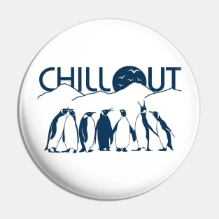 Penguins and chill Pin