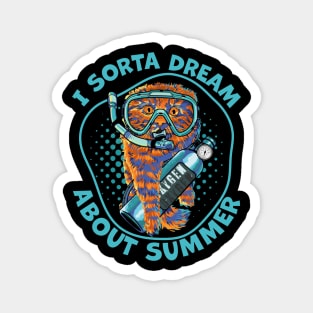 Family Vacation 2023 I Sorta Dream About Summer Vibes Diving Magnet