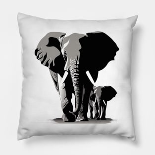 Elephants Pillow