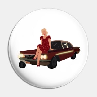 Tiffany valentine and car (2) Pin