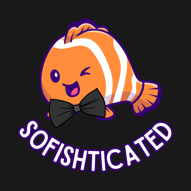 Sofishticated fish in a bow tie by MGuyerArt
