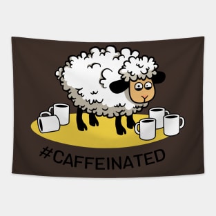 Heavily Caffeinated Sheep Tapestry