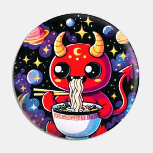 Space Demon Ramen Pin