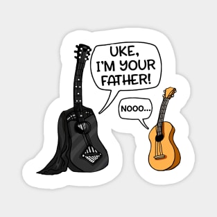 Uke I'm Your Father Funny Guitar Magnet