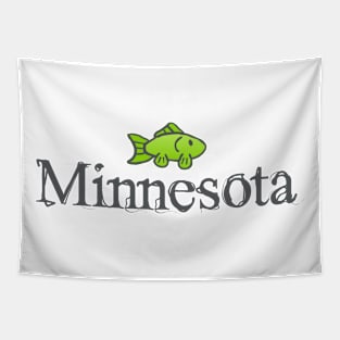 Minnesota Fishing Tapestry