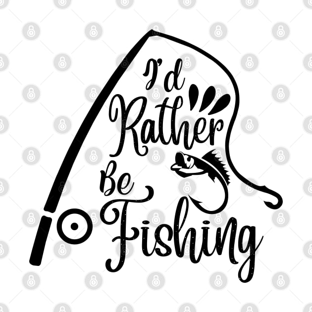 Less Talk More Fishing - Gift For Fishing Lovers, Fisherman - Black And White Simple Font by Famgift