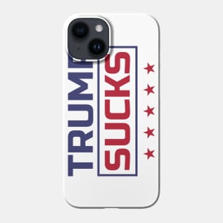 Trump Sucks colored Font Phone Case