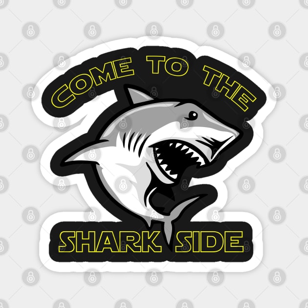 Come To The Shark Side - Shark Funny Magnet by amitsurti