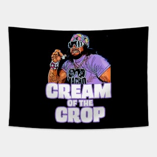 Macho Man Cream of the Crop T-Shirt - Unleash Boldness and Style Tapestry