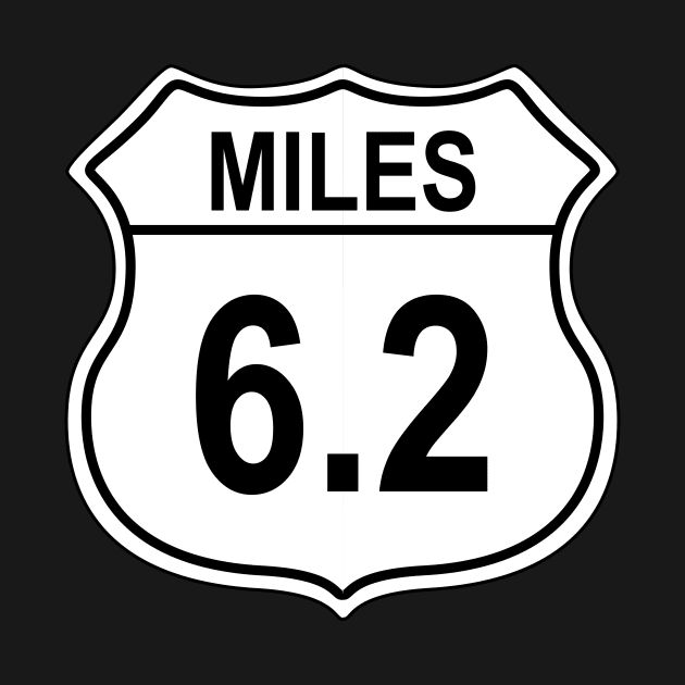 6.2 Mile US Highway Sign by IORS