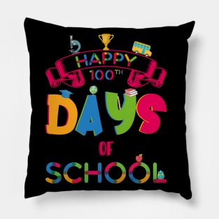 Happy 100 Days Of School Pillow