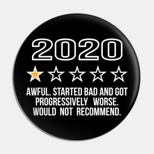 2020 Sucks Pin