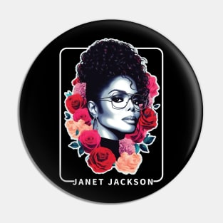 Janet Jackson //  Fan Design Pin