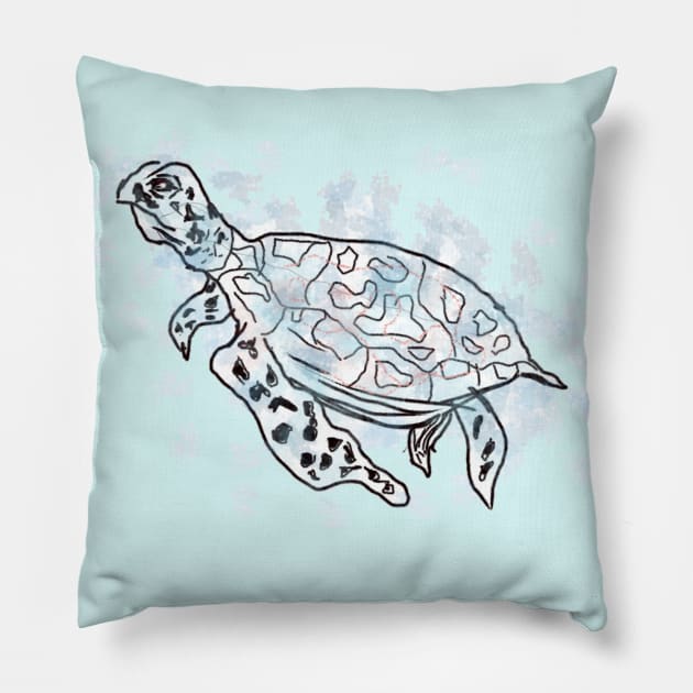 The Turtle Pillow by Salllysooth