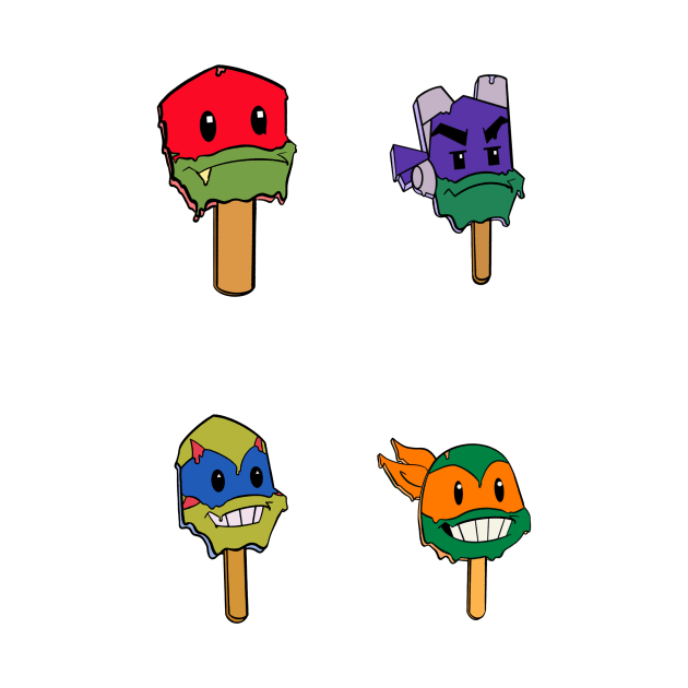 ROTTMNT Popsicles by SassyTiger