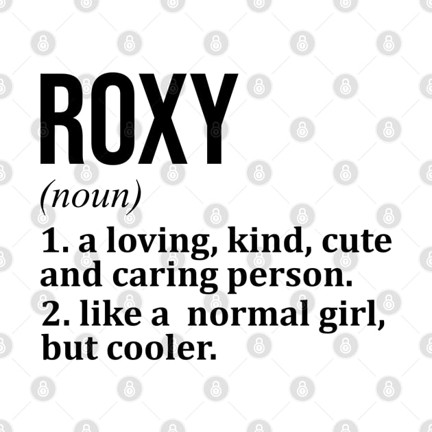 Roxy Name by OKDave