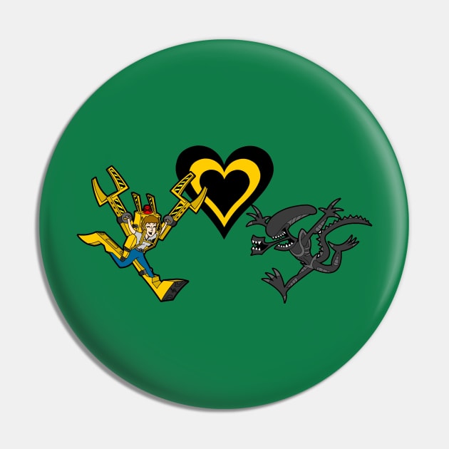 Power Loader Love Pin by RobotGhost