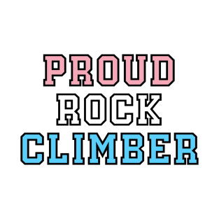 Proud Transgender Rock Climber T-Shirt