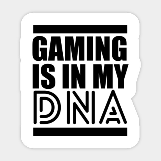 Gaming Is In My DNA Wall Art Decal Sticker O111