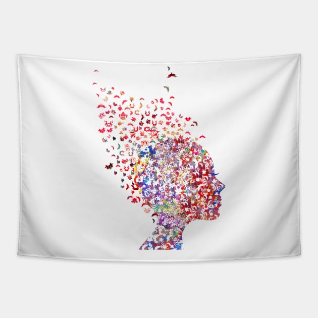 Mind and psychology Tapestry by RosaliArt