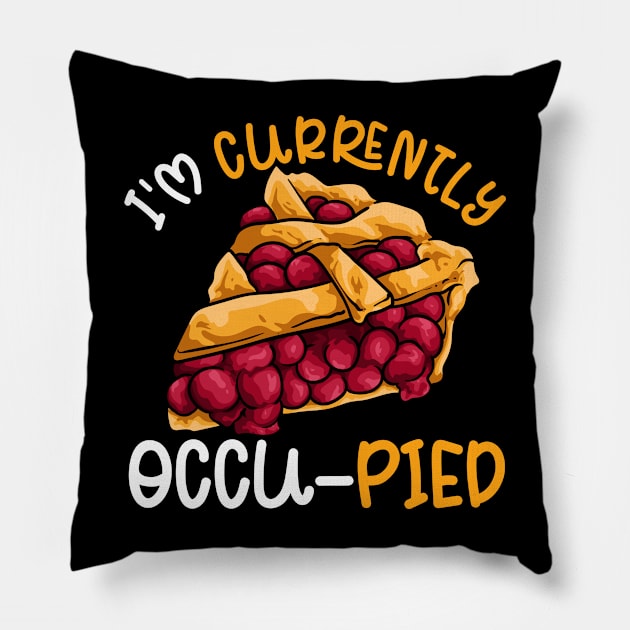 Currently Occu-Pied Pillow by Swagazon