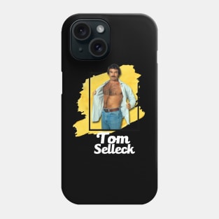 Tom Selleck//Yellow Splash Phone Case