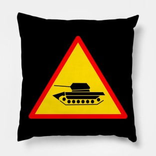 Tank Sign Pillow