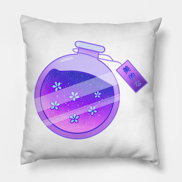 Flower magic potion Pillow by Ivonnii