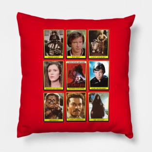 Vintage 1983 Collectable Movie Card Montage Pillow