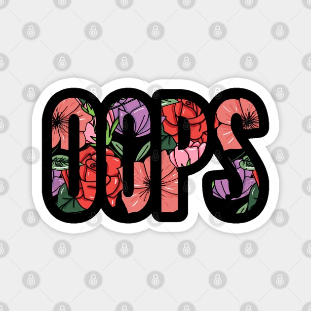 Oops Magnet by TambuStore