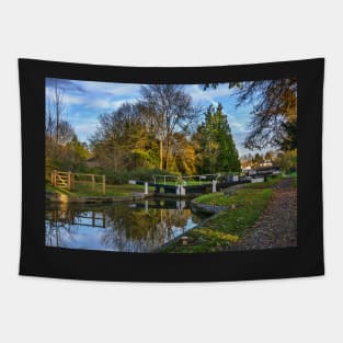 The Town Lock at Hungerford Tapestry