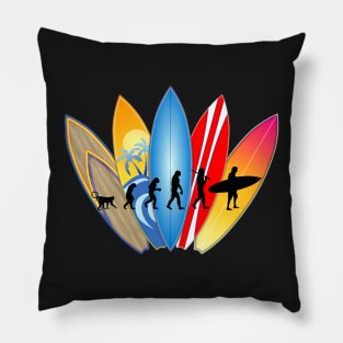 Surfer Evolution Pillow