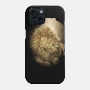 Lion Animal Wildlife Jungle Nature Adventure Hunt Spotlight Phone Case