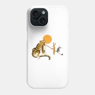 Minhwa: Tiger and Rabbits A Type (Korean traditional/folk art) Phone Case