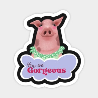 Cute pig sticker Magnet