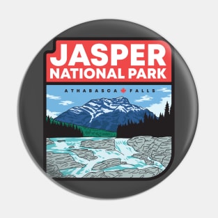 Jasper National Park - Athabasca Falls Pin