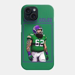 Jason Kelce in his Philadelphia Eagles uniform Phone Case